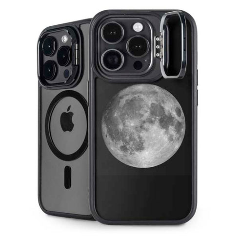 Full Moon Space iPhone 14 Pro Kickstand Case